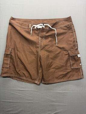 Beach Rays Men's Cargo Board Shorts Swim Trunks Size 14